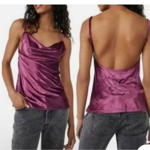 NWT Free People all night velvet camisole